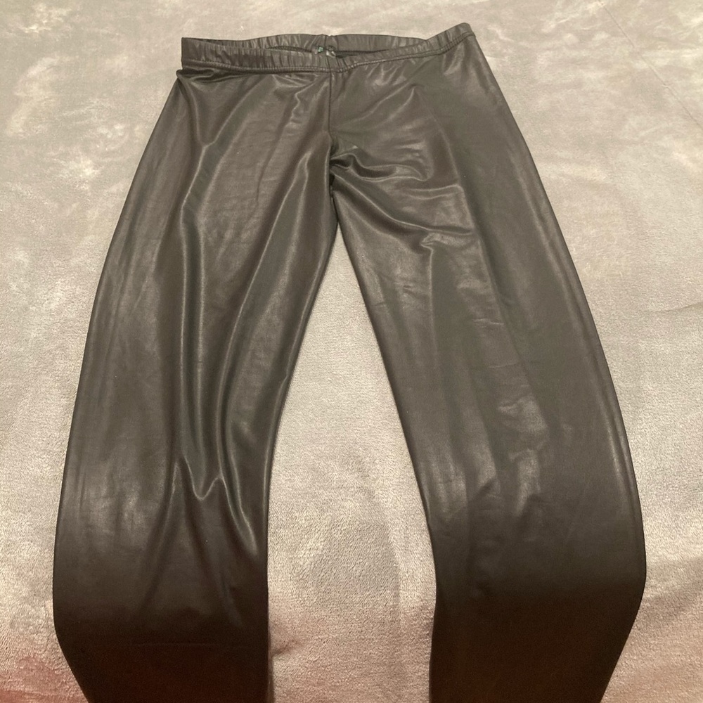faux leather leggings
